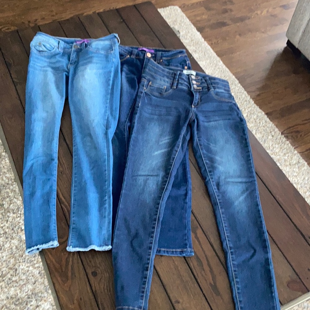 Bundle of 3 girl’s jeans